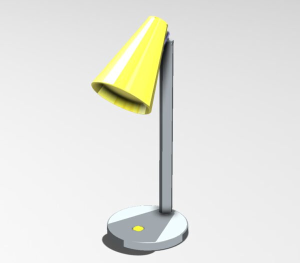Innovative Study Lamp Design #384, featuring a sleek, ergonomic structure ideal for focused lighting and workspace enhancement.