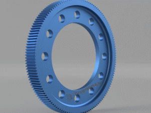 A precision-engineered 140-tooth, 6-module gear wheel designed for high-load applications, efficient torque transmission, and superior durability in industrial machinery.