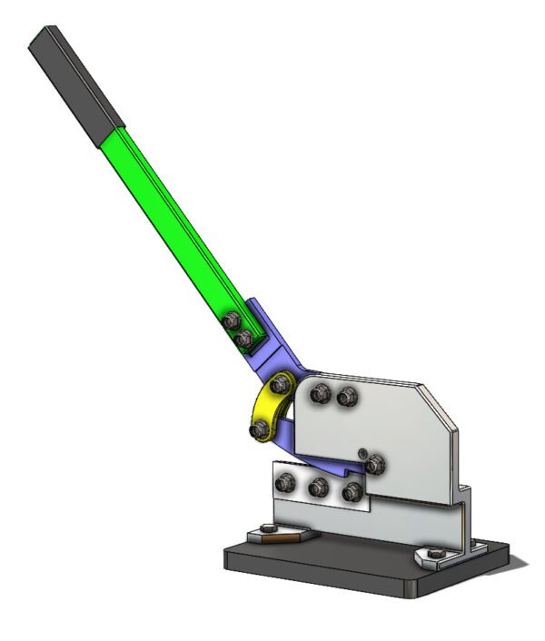 Precision-engineered Manual Sheet Metal Cutting Machine, designed for efficient cutting and shaping of metal sheets in industrial and workshop applications.
