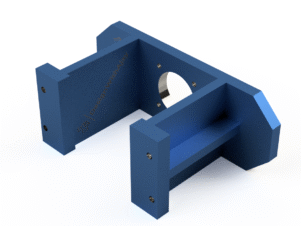 A Motor Mounting Bracket designed to securely hold motors in place.
