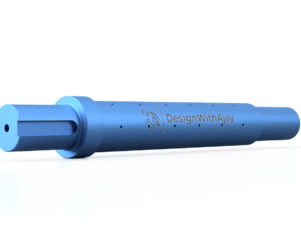 A Vacuum Shaft used in industrial applications for precision motion control.
